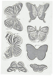 Bo Bunny 12105895 Flutter Stamps, 4 x 6, Multicolor