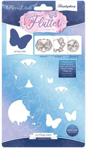 Hunkydory- Moonstone Die- All a Flutter Cutting Dies- MSTONE085