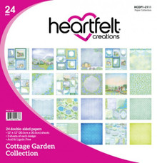Heartfelt Creations Cottege Garden Collection 12''x12'' Double-Sided Paper- HCDP1-2111