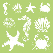 Kaisercraft IT926 Designer Template 12'X12'-Marine Life