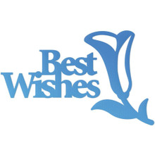 Couture Creations CO726087 Best Wishes Mini Steel Die