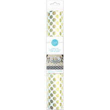 Momenta With Love By Rolled Paper 12'' Wide-White W/Gold Dots, 10''
