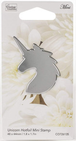 Couture Creations Hotfoil Mini Stamps, Unicorn