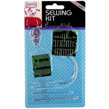 Sewing Needle Set Includes Large, thin, quilting Needles and a Threader