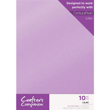 Crafter's Companion Glitter Card 10PC -  Lilac
