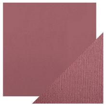 Craft Perfect Classsic Card Weave Texture - Aubergine Purple