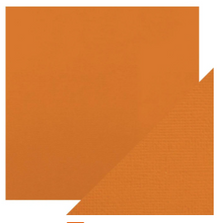 Craft Perfect Classsic Card Weave Texture - Pumpkin Orange