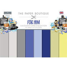 The Paper Boutique for Him Colour Card Collection