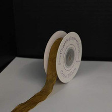 Creative Impressions Crepe Ribbon 3/4" Antique Gold Crepe Ribbon- 25 Yards