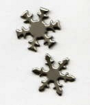 Creative Impressions- Silver Snowflake Brads