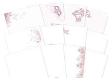 Hunkydory Crafts- Rose Quartz Dreams Luxury Card Inserts- ROSEQ102
