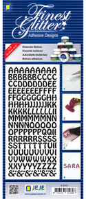 JeJe Double-Sided Adhesive Stickers- Uppercase Alphabet Stickers 4.0341
