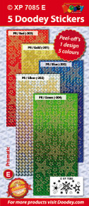 BRIGHT Stars Assorted Prismatic Holographic- Blue Gold Green Silver Red Stickers Set Peel
