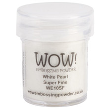 WOW Embossing Powders White Pearl Super Fine- 0.5oz (15 ml)
