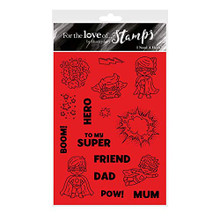 Hunkydory Crafts for The Love of Stamps - I Need a Hero