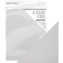 Craft Perfect Classic Card 8.5x11 Inches 10 Sheets - Misty Gray
