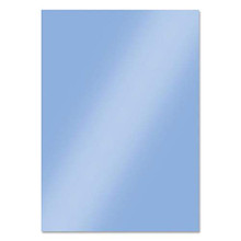 Hunkydory Crafts Mirri Essentials - Soft Blueberry 220gsm Mirror Card MCD513