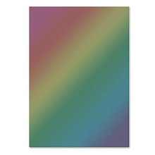 Hunkydory Crafts Mirri Essentials - Rainbow Holographic 220gsm Mirror Card MCD515