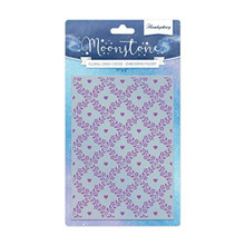 Hunkydory Moonstone Embossing Folder- Scattered Blooms Floral Criss Cross MSTONE714