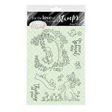 Hunkydory- for The Love of Stamps - Acorn Wood - Bunny's Special Day - Bunny Wishes - A6 Stamp Set