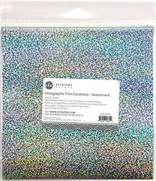 ETC Papers Holographic CRDSTK6, Assorted, 6 Designs/2 Each