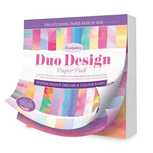 Hunkydory Crafts Duo Design Paper Pack- Watercolour Dreams & Colour Fades -  Simply Special Crafts