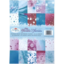 Angela Poole- A4 Double-Sided Patterned Papers- Florals & Flurries