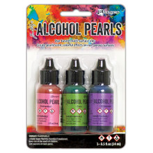 Ranger Tim Holtz Alcohol Pearls- Alcohol Ink 3PKG- KIT #3