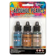 Ranger Tim Holtz Alcohol Pearls- Alcohol Ink 3PKG- KIT #4