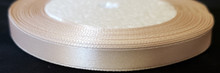 25 yd Satin Ribbon 2/5" TAUPE SUEDE Approx. 25-yards
