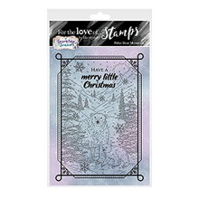 Hunkydory Crafts- for The Love of Stamps -Polar Bear Mountain A6 Stamp - FTLS768