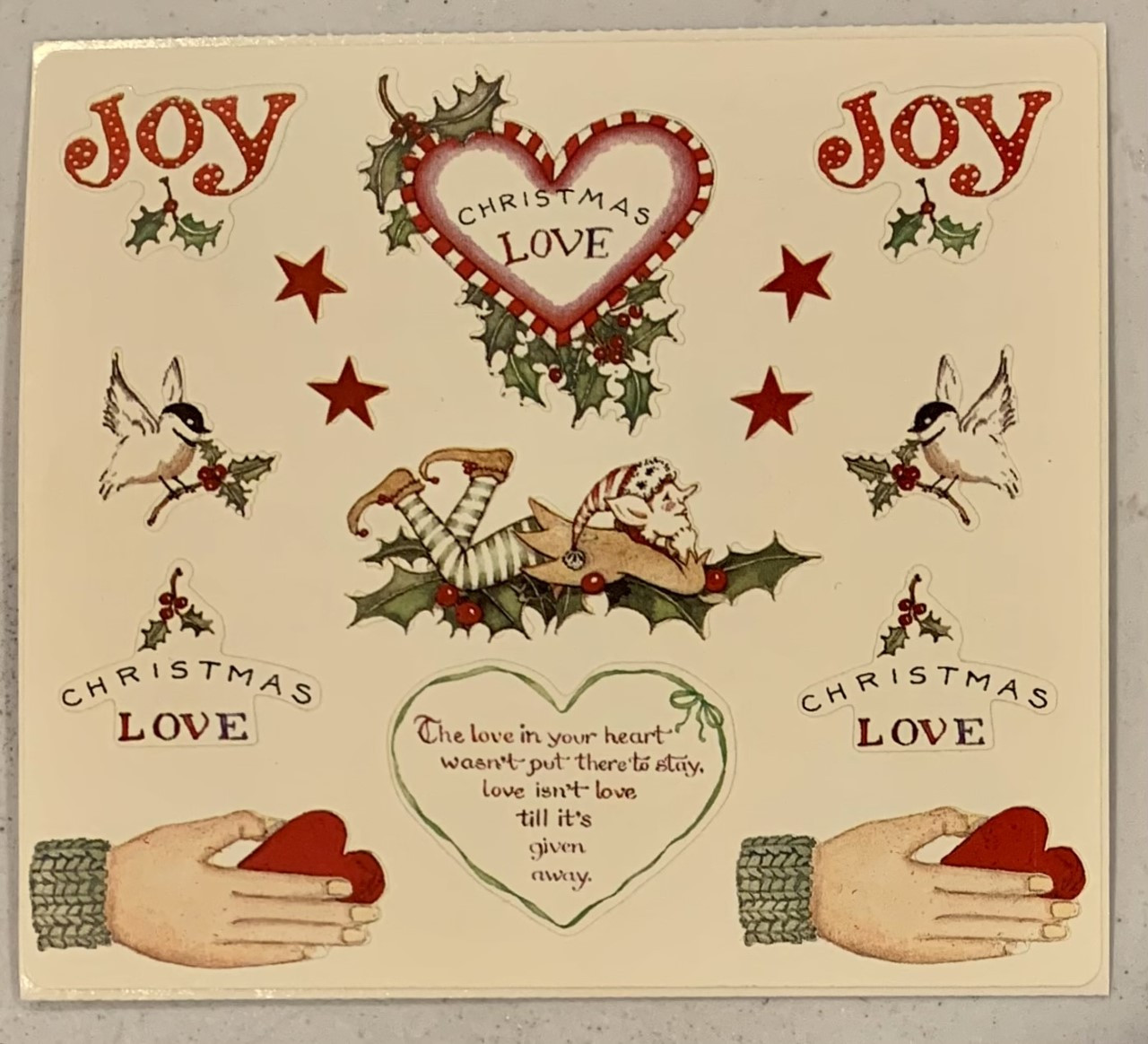 Susan Branch Stickers Christmas Love 12697 - Simply Special Crafts