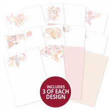 Hunkydory Crafts- Butterfly Blush Luxury Card Inserts- BFBLUSH102