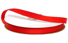 Offray Doubleface Satin Ribbon by the Yard 5/8" RED