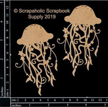 Scrapaholics Laser Cut Chipboard 1.8mm Thick- Jellyfish