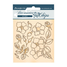 Stamperia Decorative Chips (cm 14x14) - Flowers