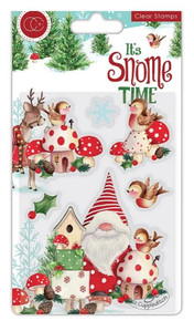 Craft Consortium Stamps- It's Snome Time- Robin Mischief