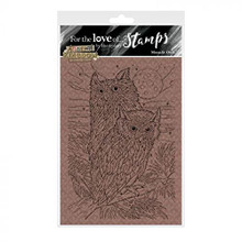 Hunkydory Crafts- for The Love of Stamps - Animal Kingdom- Moonlit Owls A6 Stamp - FTLS833
