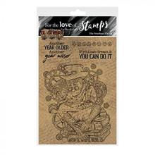 Hunkydory Crafts for The Love of Stamps Clockwork Emporium -The Studious Chimp