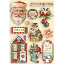 Stamperia Wooden Shapes- Classic Christmas Size A5
