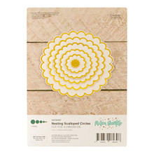 Artdeco Creations Couture Creations Cut, Foil & Emboss Nesting Dies-Scalloped Circles,