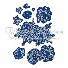 Tattered Lace Dies Charisma Peony with CD-ROM ~ TTLD831 ~