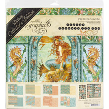 Graphic 45 4502166 Voyage Beneath The Sea 12' x 12' Papercrafting Set