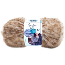Lion Brand Yarn Go For Faux - Pomeranian (Lightweight)