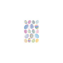 Sticko- Vellum & Glitter Multicolor Easter Eggs Stickers
