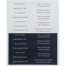Simple Sayings- Mother's Day- 3 sheets