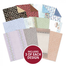 Hunkydory - Muddy Paws Luxury Card Inserts & Papers - A4-300gsm - 36 Sheets