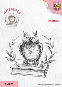 Nellie's Choice Animals- Owl on Book