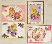 Live Stream Easter Hearty Craft 3D Relief Stickers -- Makes 12 Super Cute Cards