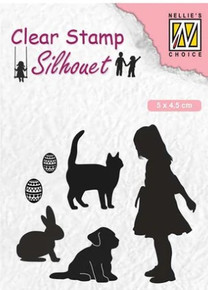 Nellie's Choice- Silhouette Clear Stamps- Animal Lover